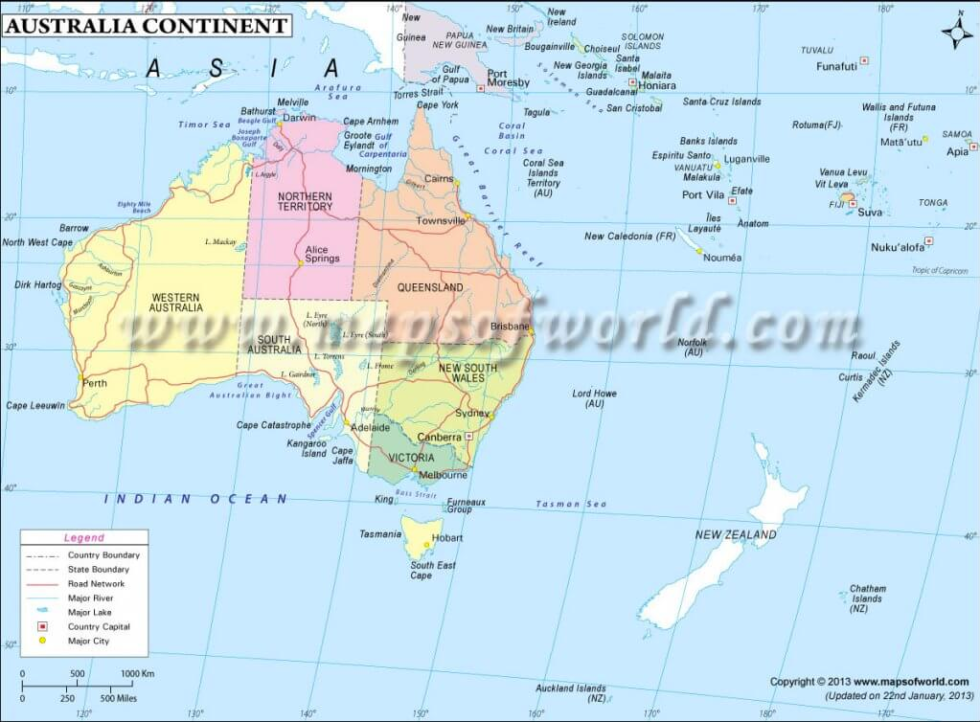 Australia And Oceania 